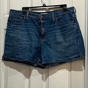 Madewell Indigo Denim Shorts